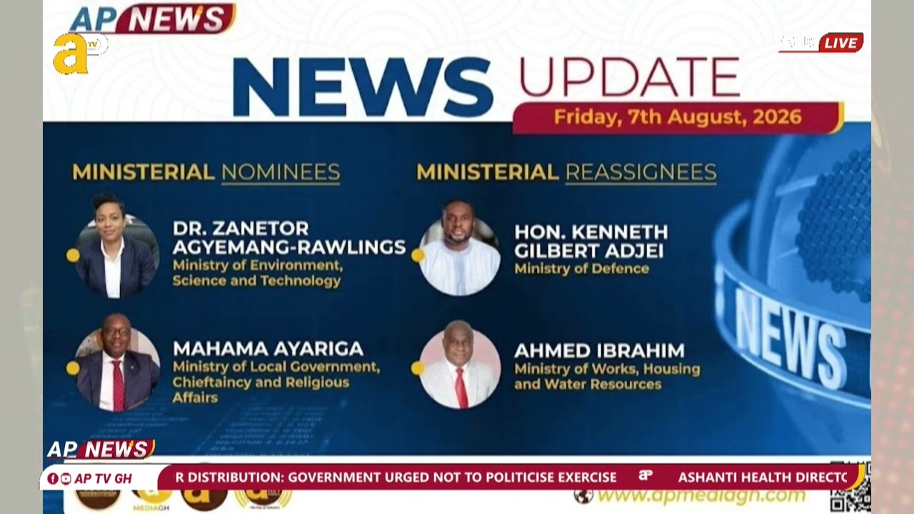 President Mahama Names New Ministers In Cabinet Reshuffle