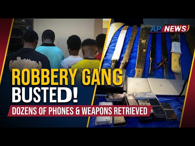 Police Arrest Members Of Robbery Syndicate Terrorizing Residents in Ashanti Region