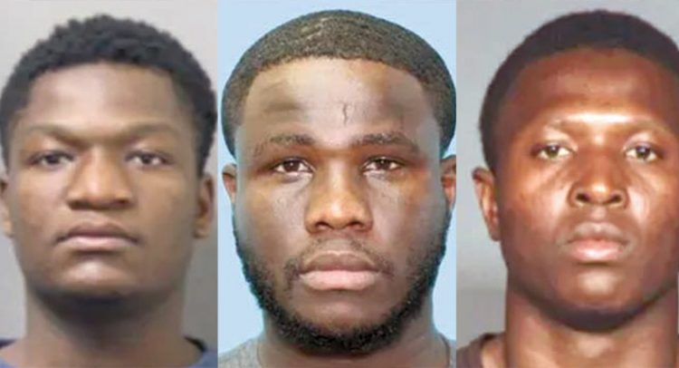 Abdul Haruna, 27, Ahmed “Taju” Mutalib, 32 and Murtala Haruna, 30