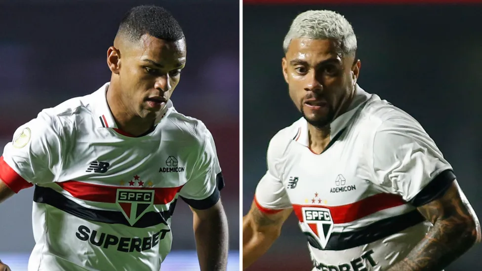 Forward Juan (left) and left-back Welington (right) are products of the Sao Paulo youth set-up