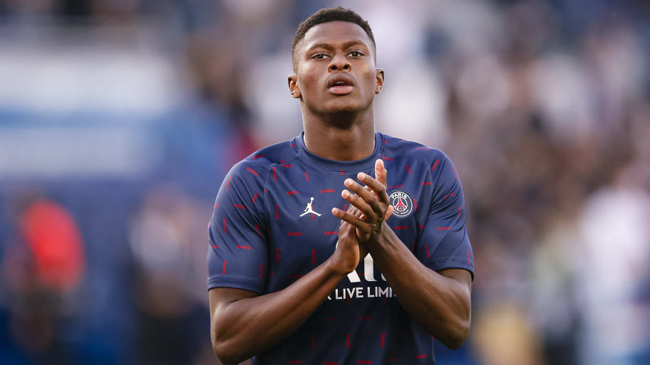 Paris St-Germain defender Nuno Mendes