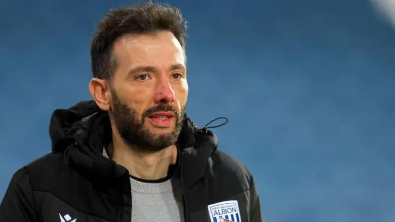 Carlos Corberan won 47 of his 107 games in charge of West Bromwich Albion