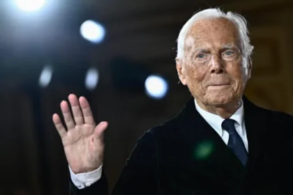 Renowned Italian fashion designer and global style icon Giorgio Armani