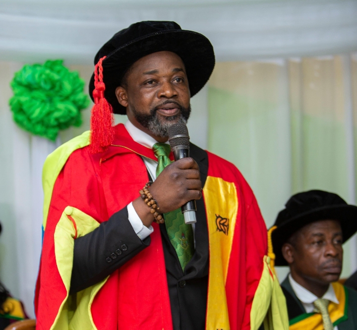 Dr. Nicodemus Tsogbe, a pharmacist and Director of the Ideal Health Assistants Training Center