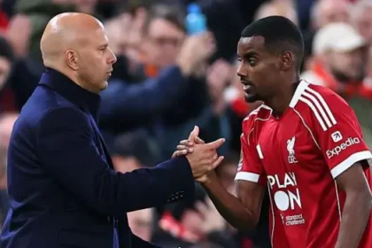 Alexander Isak is waiting for his first Premier League goal for Liverpool