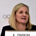 Kirsty Coventry was elected as the IOC's first female president in March