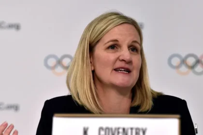 Kirsty Coventry was elected as the IOC's first female president in March