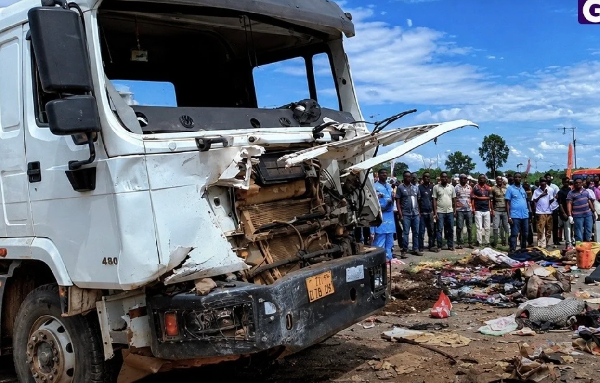 Accident occurred on Tuesday afternoon on the Kumasi-Techiman highway