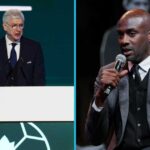 Arsene Wenger and Otto Addo