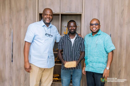 Ibrahim Mahama made a donation to Emmanuel Asamoah