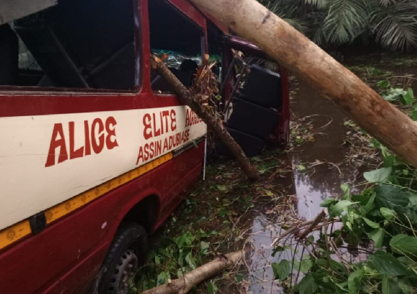 Accident at Assin Homaho