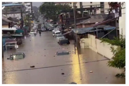 Adabraka submerged after heavy rains