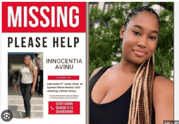 Based on reports, Innocentia was last seen on June 11 this year