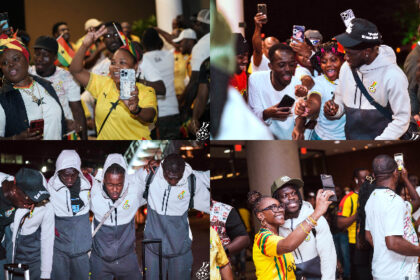 Black Stars arrive in United States