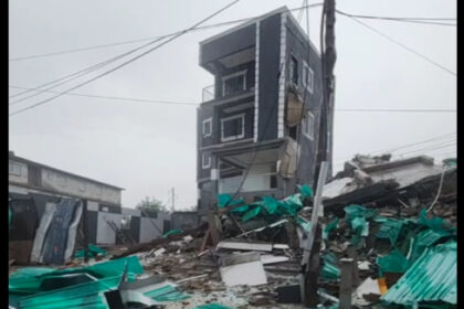 Collapse of a building at the North Industrial Area in Accra