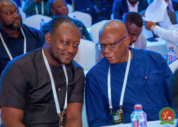 Edmond Kombat and Tema Oil Refinery with SIGA Chair