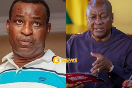 Bernard Antwi-Boasiako and President John Mahama