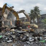 KNUST Demolition Exercise Looms