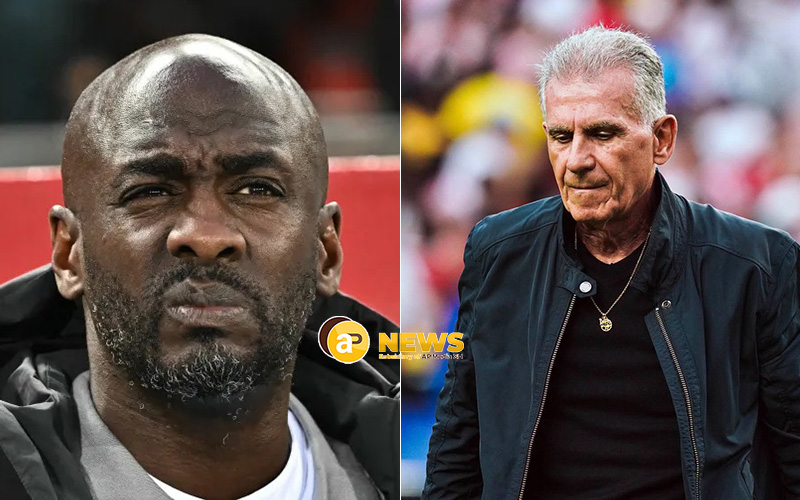 Otto Addo and Carlos Queiroz