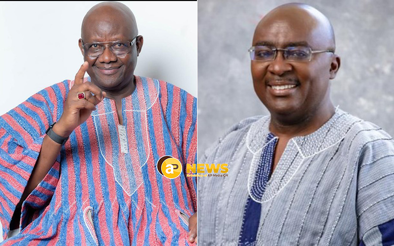 Former National Chairman of the New Patriotic Party (NPP), Paul Afoko and former Vice President Mahamudu Bawumia