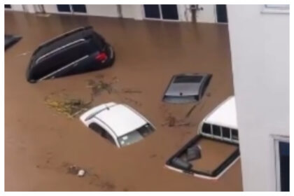 Heavy rains caused widespread flooding across parts of Accra