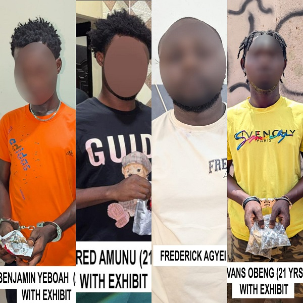 The Ghana Police Service has arrested 44 suspects