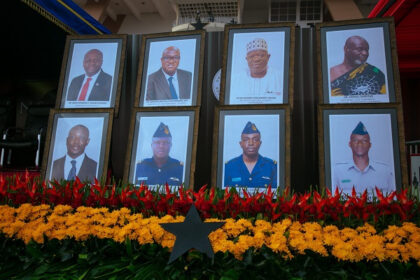Helicopter crash victims