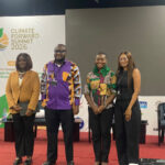 Juliet Nortey, Dr Gloria Kusi and Bombade