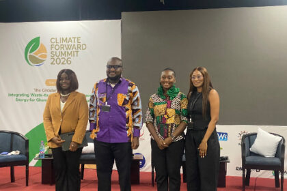Juliet Nortey, Dr Gloria Kusi and Bombade
