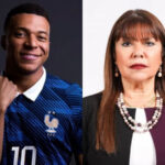 Kylian Mbappe and senator Celeste Amarilla