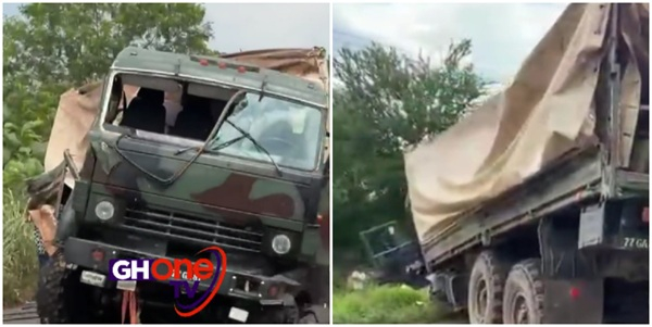 military truck collides with STC bus