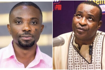 Miracles Aboagye and Chairman Wontumi