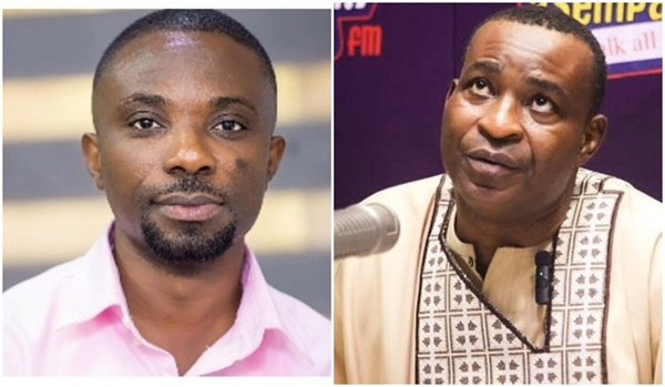 Miracles Aboagye and Chairman Wontumi