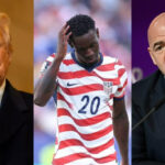 FIFA is facing criticism after overturning the red card shown to United States striker Florian Balogun