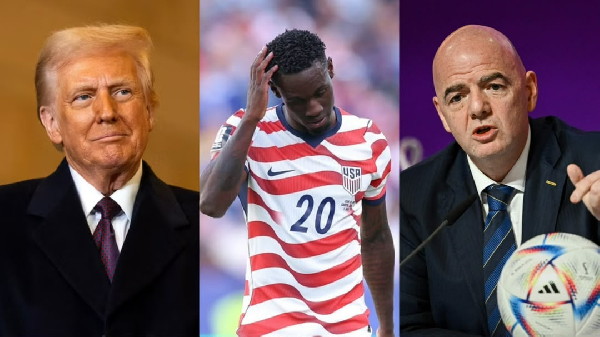 FIFA is facing criticism after overturning the red card shown to United States striker Florian Balogun