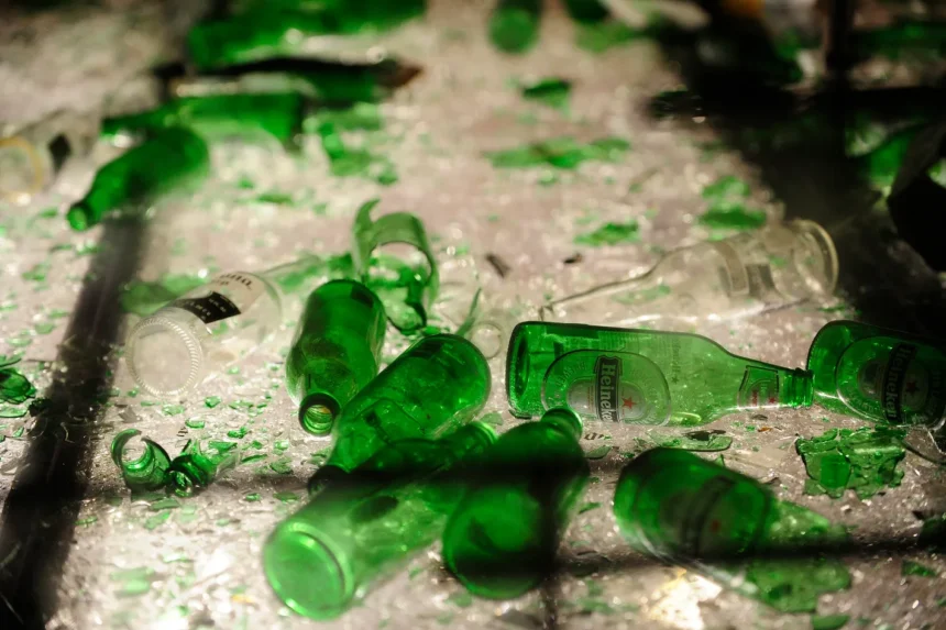 Broken bottle