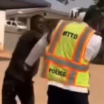 Driver slaps police officer during dispute
