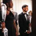 Manchester United captain Bruno Fernandes and Manchester City forward Khadija Shaw