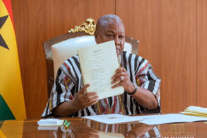 President John Dramani Mahama has signed 10 major bills into law