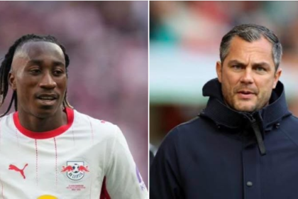 Yan Diomande and Marcel Schafer