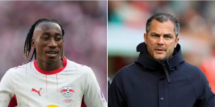 Yan Diomande and Marcel Schafer