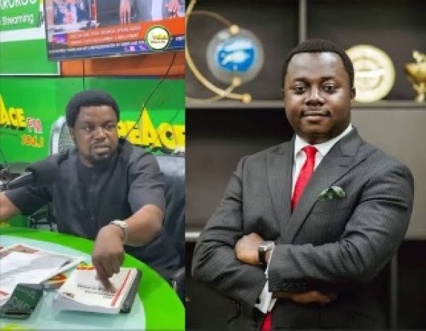 Charles McCarthy and NPP MP Rev John Ntim Fordjour