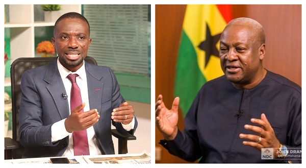 Dennis Miracles Aboagye and President John Dramani Mahama