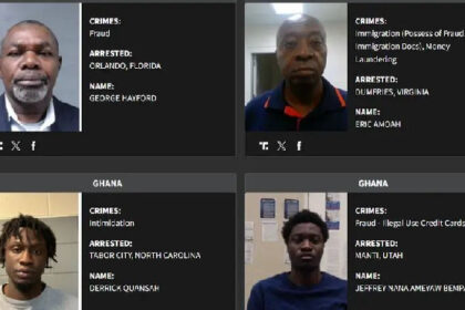 12 more Ghanaians added to US ICE’s ‘Worst of the Worst’ criminal list