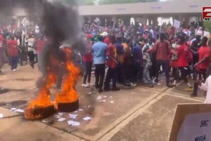 demonstration at Tamale Technical University