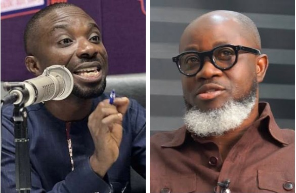 Dennis Miracles Aboagye and EOCO boss Raymond Archer