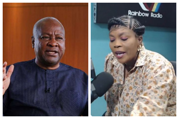 Janet Asana Nabla has criticised President John Dramani Mahama