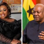 Phillis Naa Koryoo Okunor and John Dramani Mahama