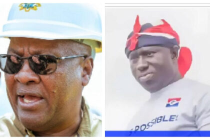 President John Dramani Mahama and Paul Yandoh