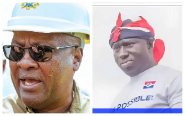 President John Dramani Mahama and Paul Yandoh